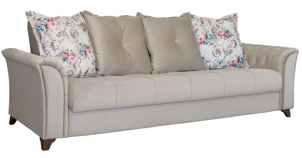 Диван 963 Лекко фог светлый кварцевый серый