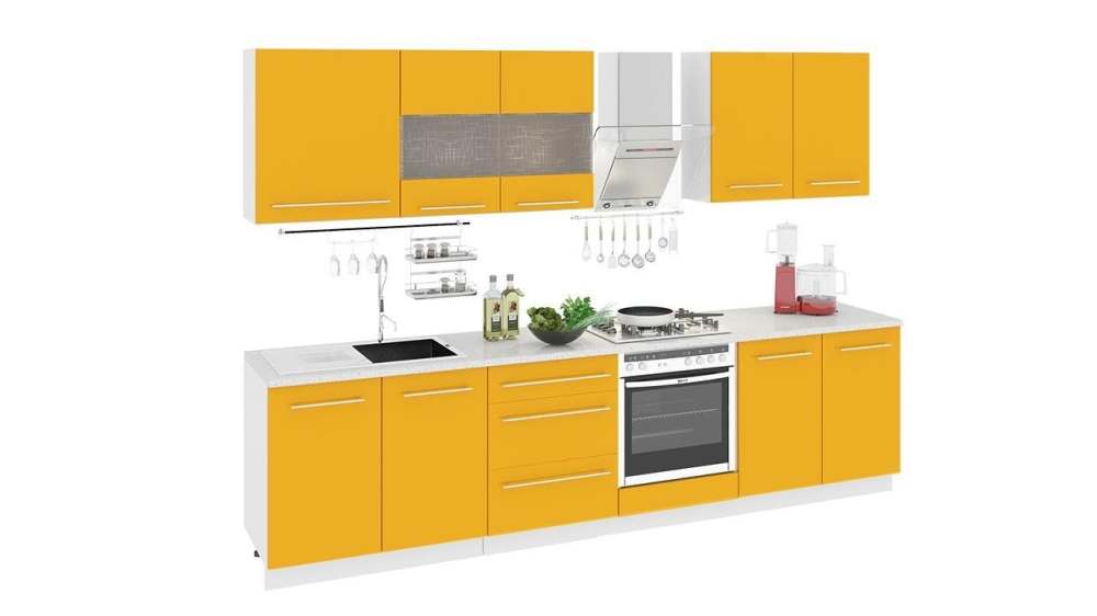 Модульная кухня «Ассорти» Лимон вариант 16