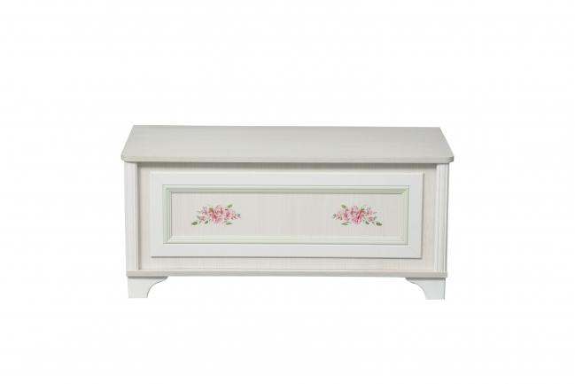 Тумба-сундук «Флоренция-11» Вудлайн кремовый/Аруша венге патина фисташка