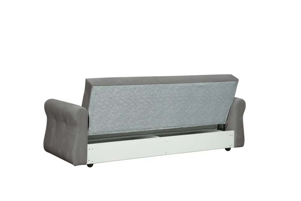 Диван-кровать «Эльбрус» Велюр луна серый