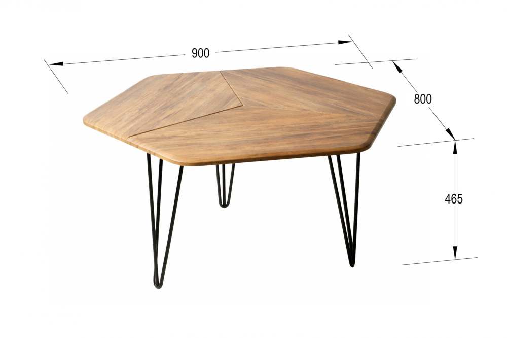 Стол журнальный «Олдем» дуб американский