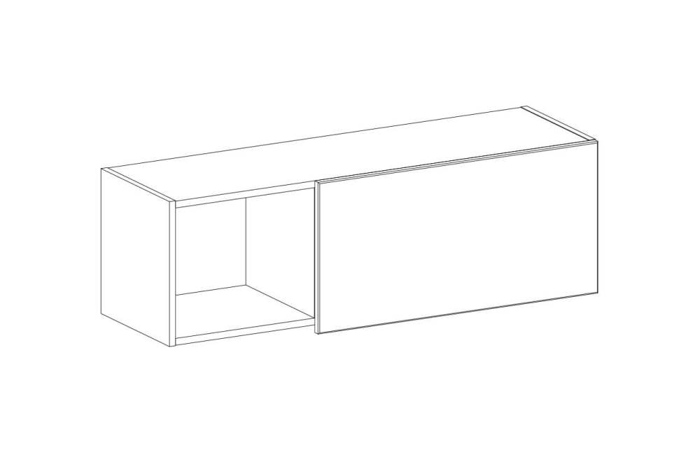 Полка навесная «Джаггер» 1DN