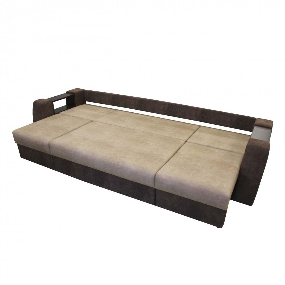 Диван «Оптимус-1» милк/дарк браун, механизм еврокнижка