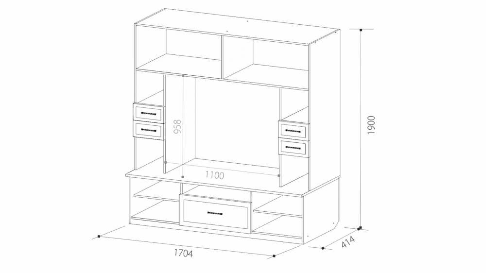 Размеры шкафа