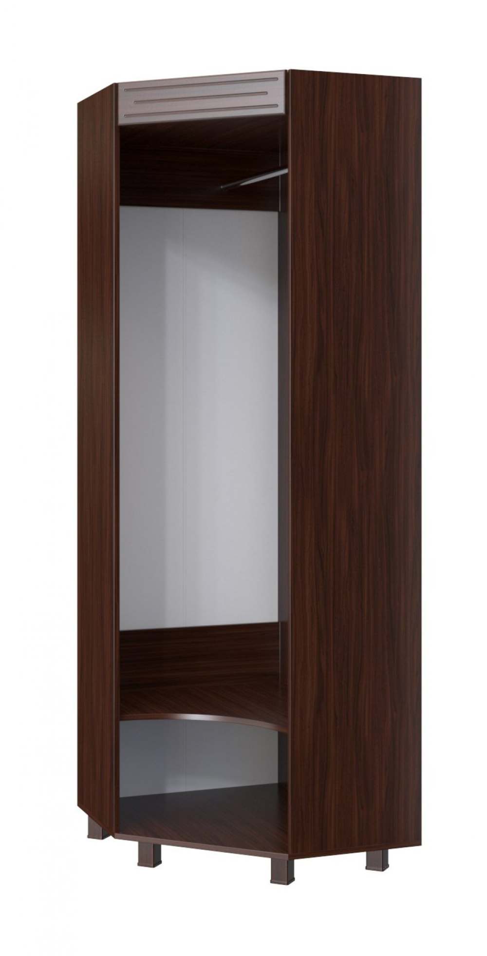 Шкаф угловой правый «Элизабет» внутреннее наполнение