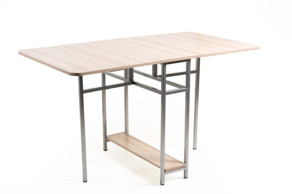 Стол-книжка 3 на металлокаркасе «Бител» Ясень