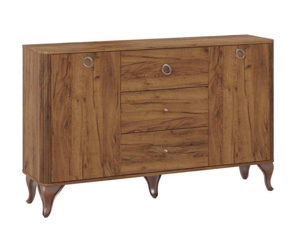 Комод с зеркалом 43.10 «Стефани» Таксония/Таксония патина