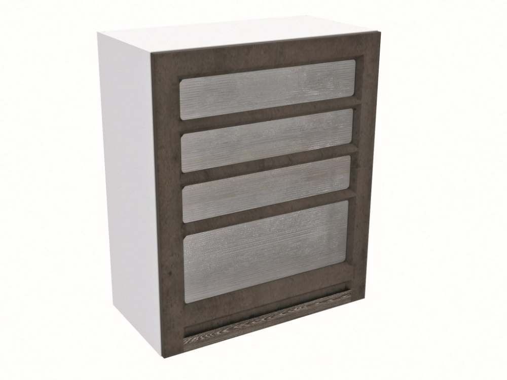 Кухонный шкаф «Грей» ШСТ-60 навесной со стеклом