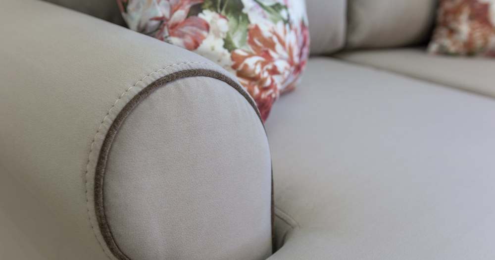 Угловой диван «Мирта» Толидо 08 светлый кварцевый серый