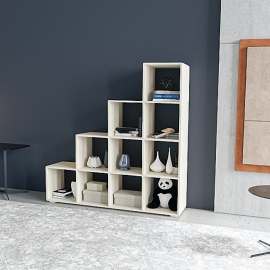 Стеллаж  «4» Ясень шимо светлый, ширина 140 см