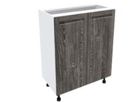 Кухонный шкаф напольный «Грей» С-60 2-х дверный рабочий