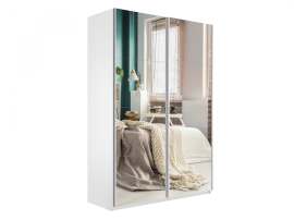 Шкаф-купе 2-х дверный «Прайм», размеры 120/140/160х230х57 см