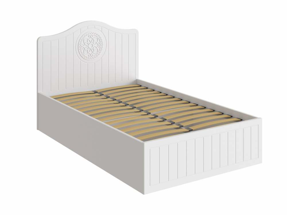 Кровать с подъемным механизмом 2000х1200 «Монблан» МБ-608К белое дерево