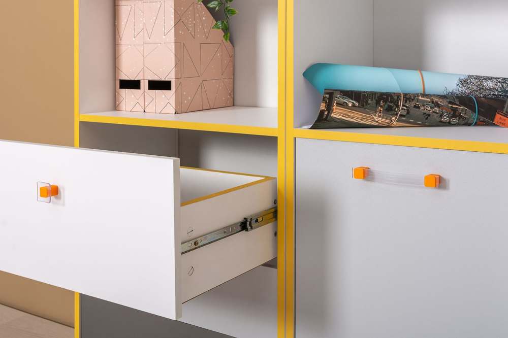 Стеллаж 09.137 «Альфа» ящики