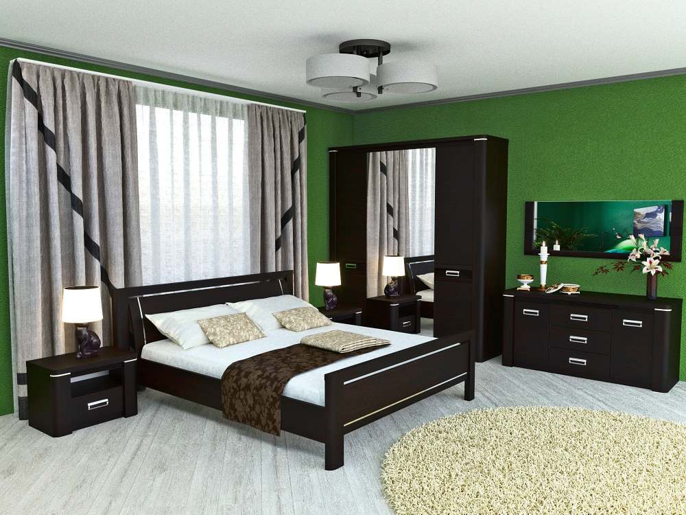 Спальня «Магнолия» Дуб венге