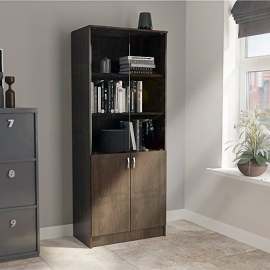 Стеллаж книжный открытый «02» Дуб венге, высота 200 см