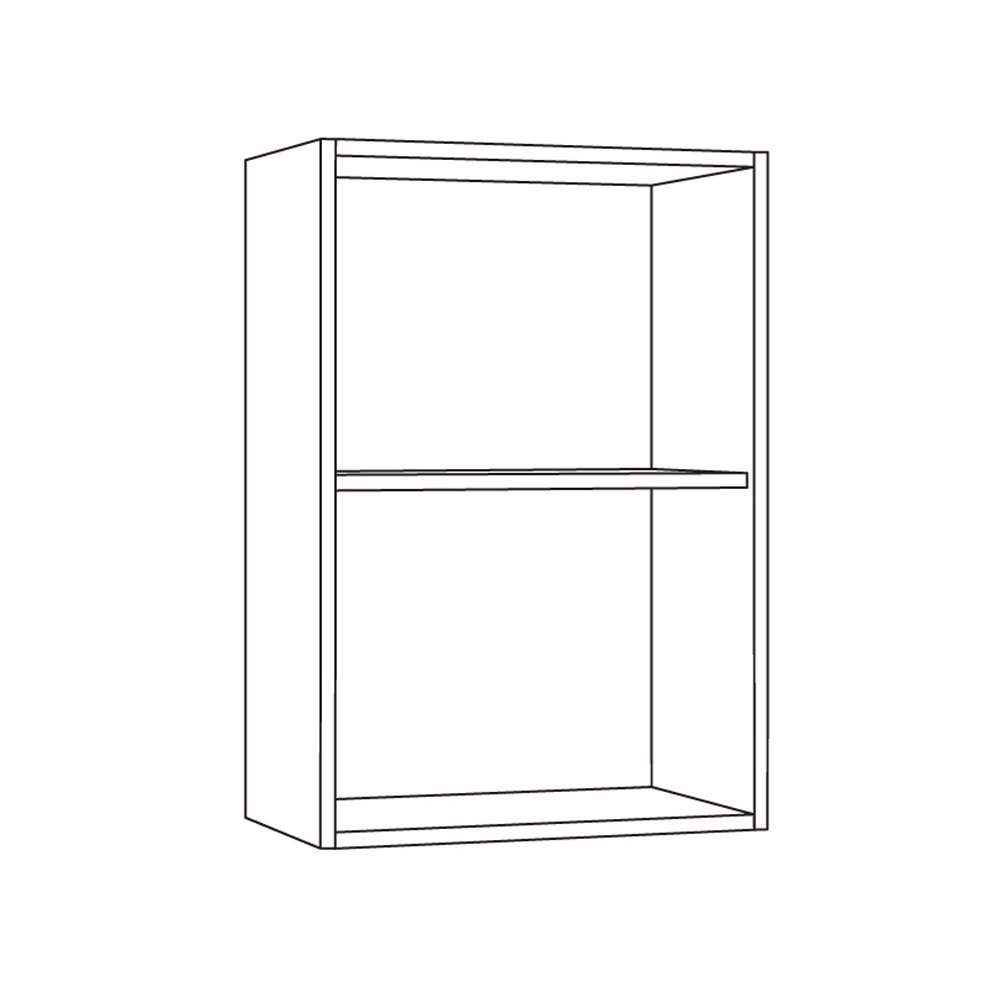 Шкаф навесной 500 «Адель» белый глянец