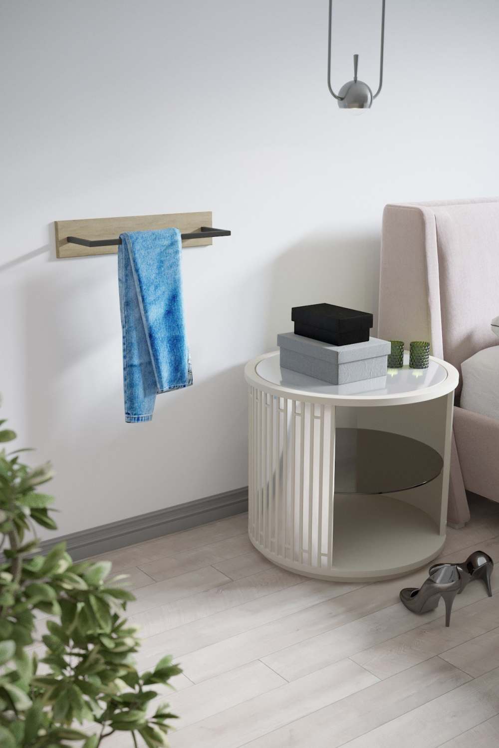 Вешалка настенная 50 «Лори S» Дуб сонома 