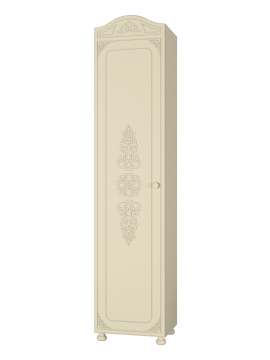 Шкаф «Ассоль плюс» АС-53К (с короной) глухой левый ваниль 50х223х41 см