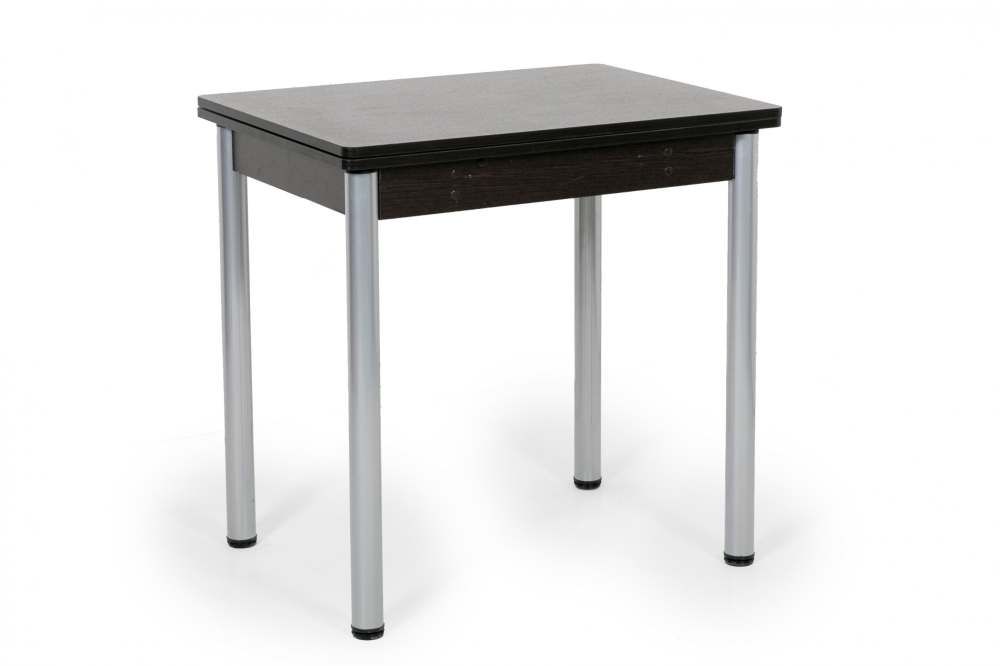 Стол-трансформер «Ирис» ножки серебро / Венге