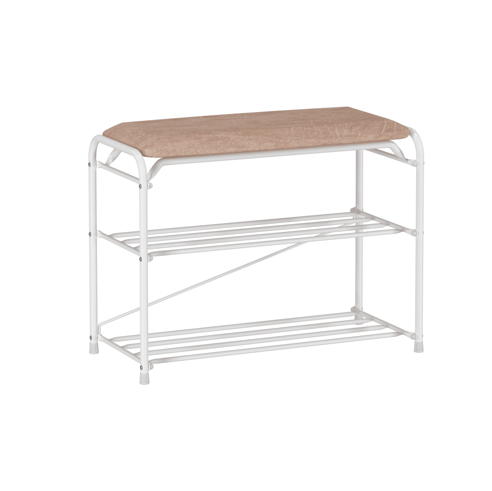 Подставка для обуви 3-х полочная 60 с сиденьем