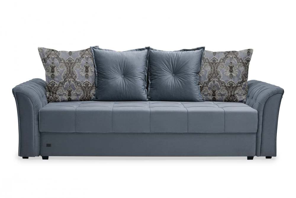 Диван-кровать «Париж» Велюр Confetti blue stone
