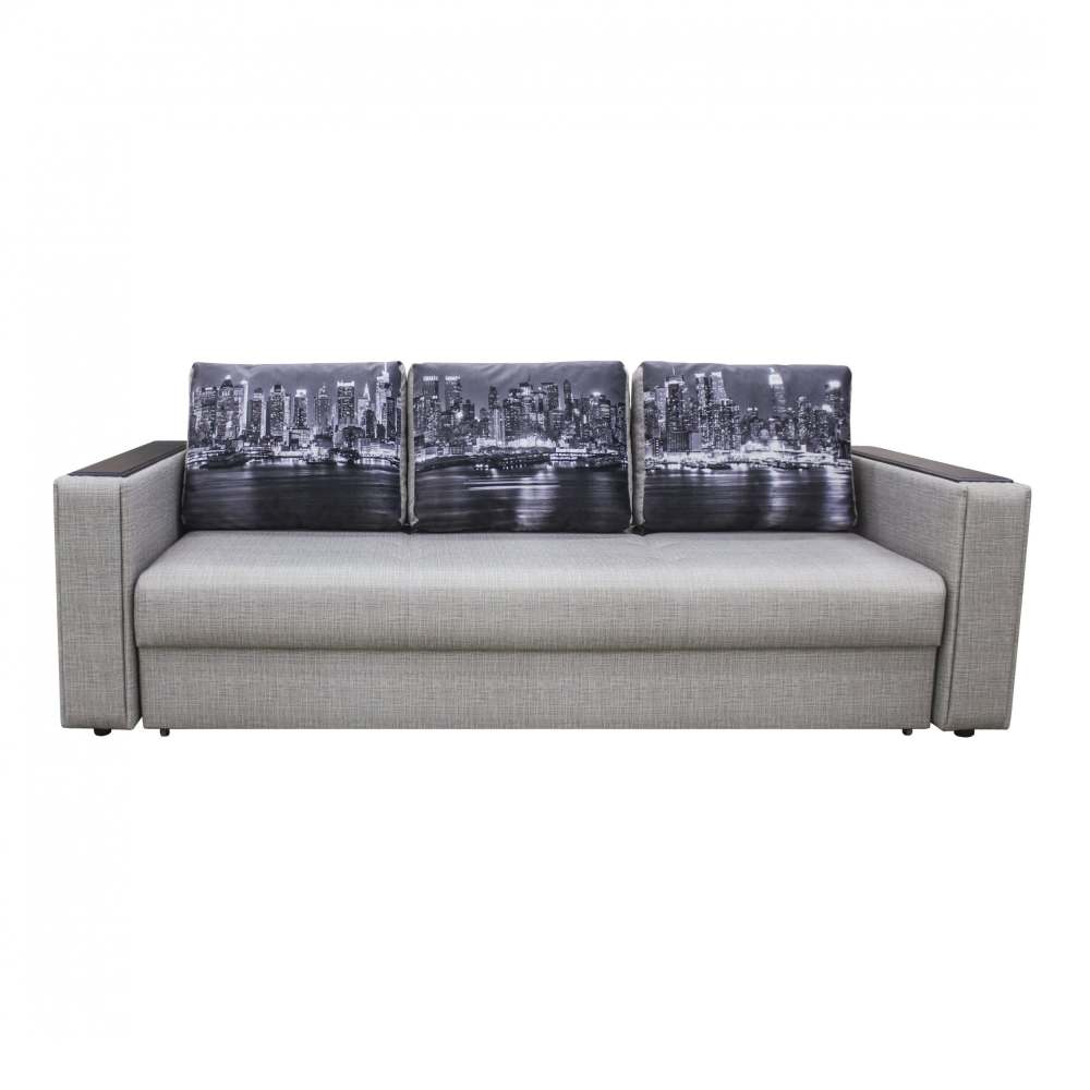 Диван «Комфорт 1» Стрит грей