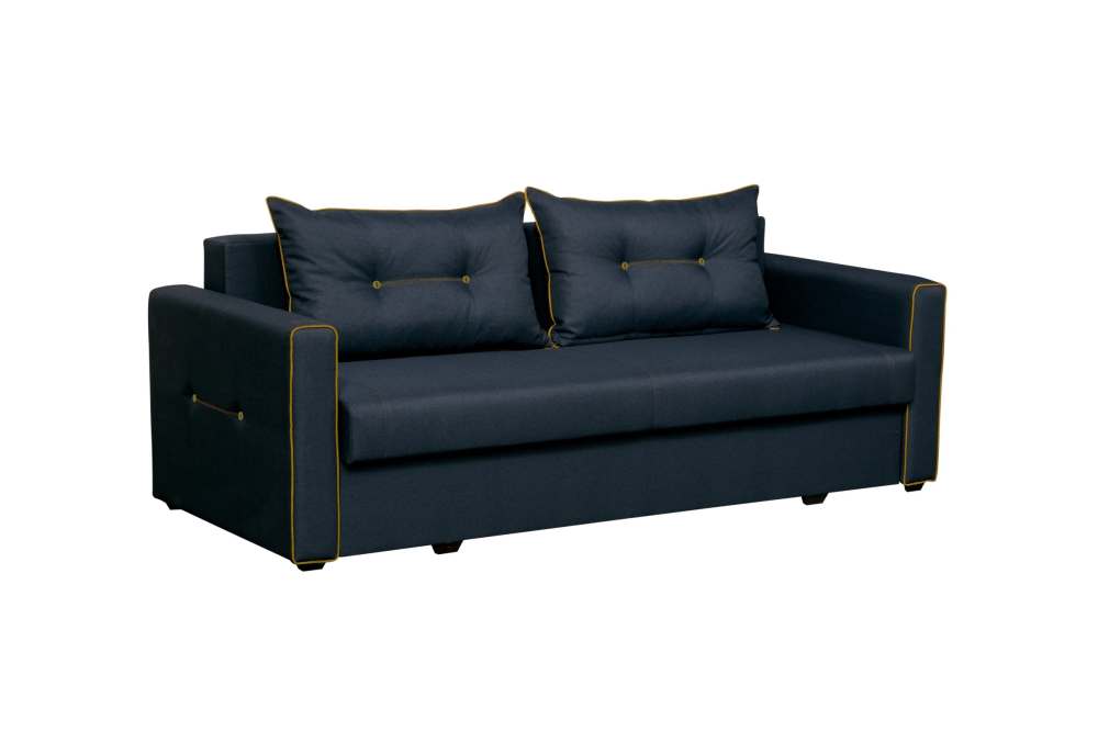 Диван-кровать «Оригами» Жаккард серый/Жаккард горчица