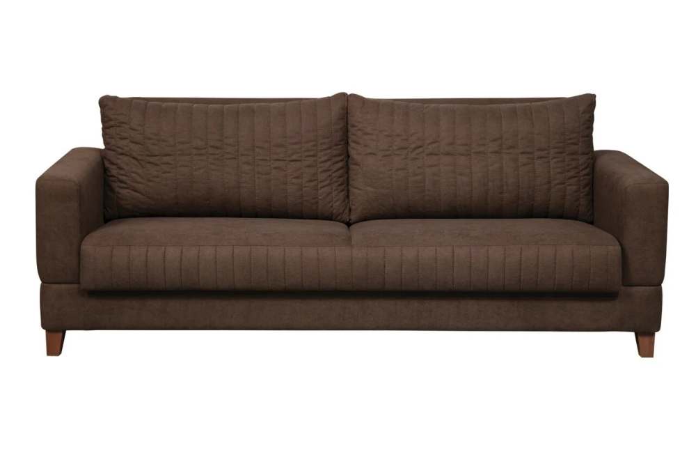 Диван «Магнат» Велюр кенди шоколад, спальное место 192х133 см
