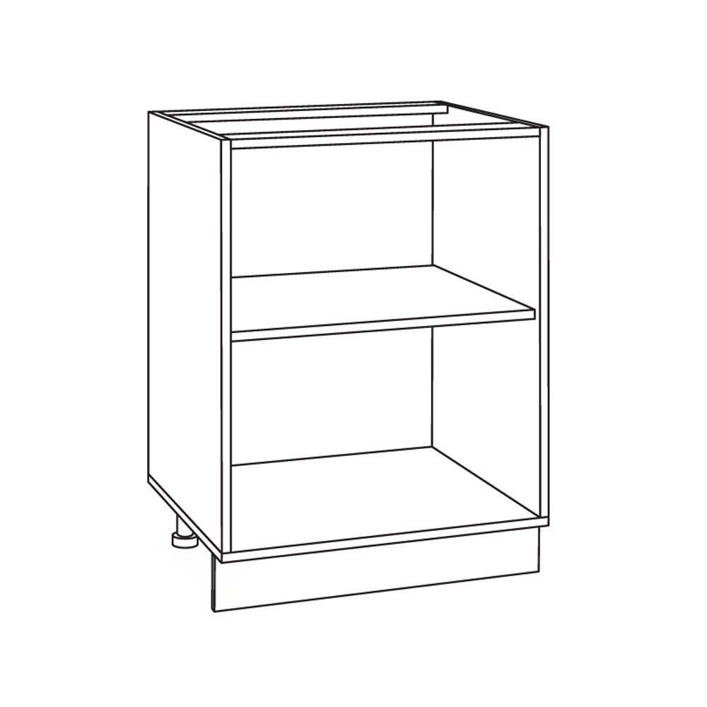 Стол 600 2 двери «Жанна» морковный металлик