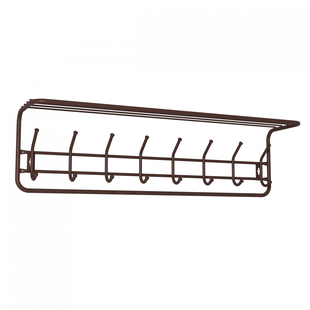 Вешалка с полкой 100 (8 крючков)