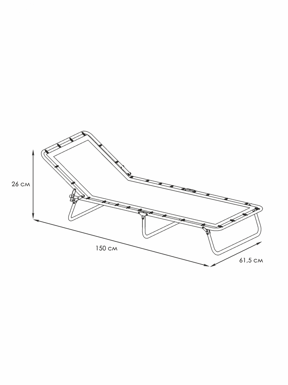 Кровать раскладная детская «Дрема-М3» малая цветная