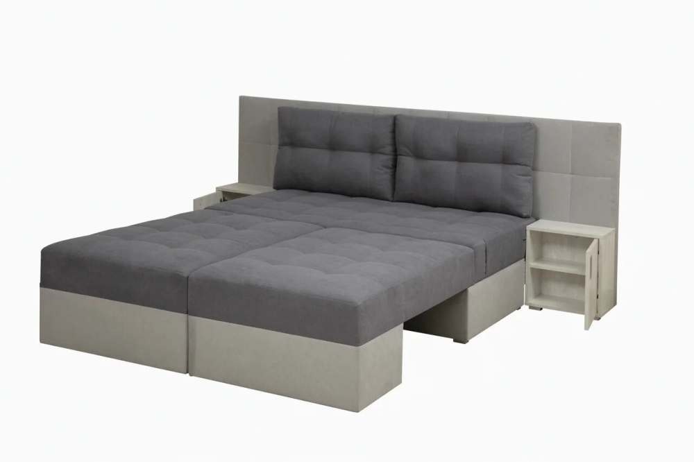 Диван «Даллас» обивка велюр прага дым/велюр прага туман/