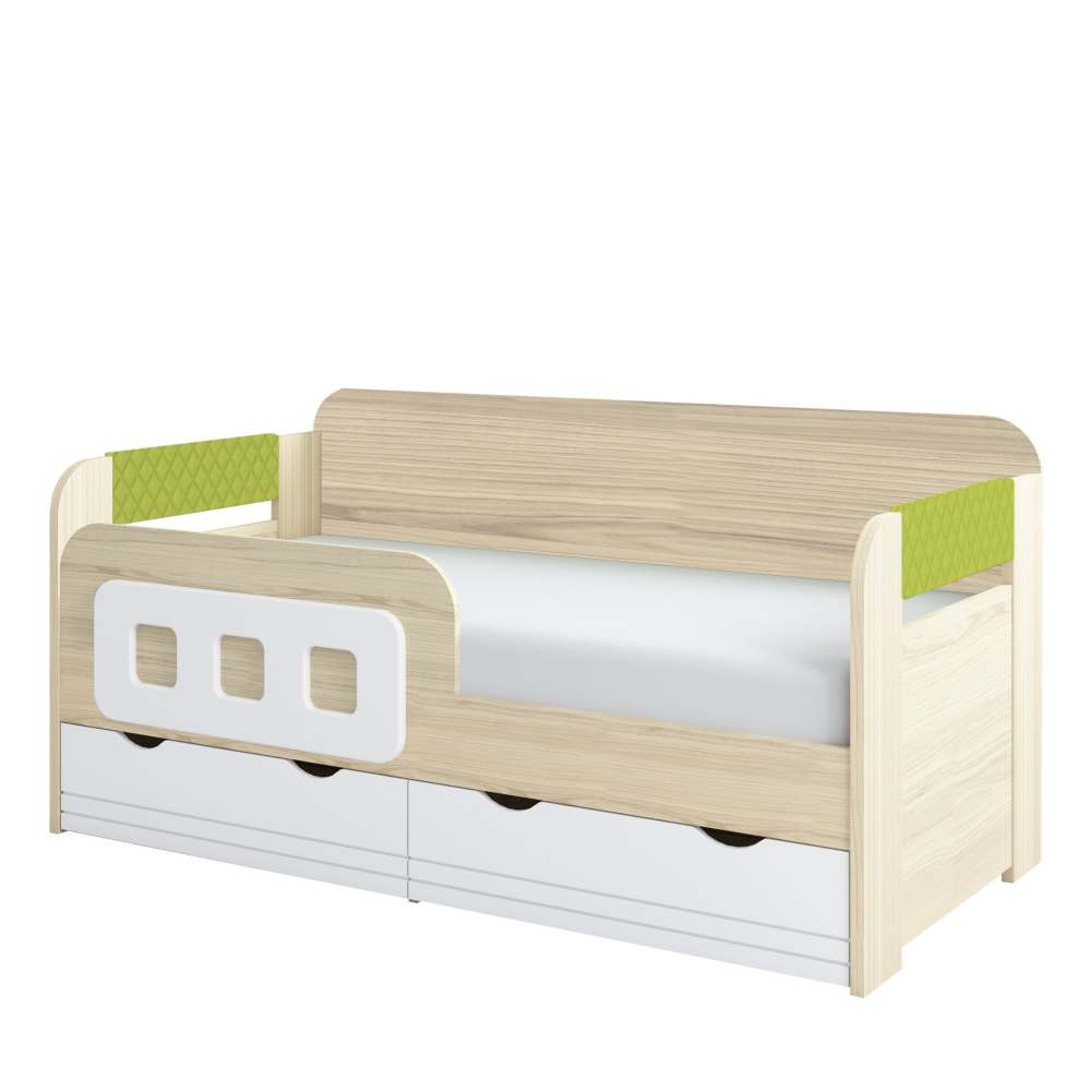 Кровать-тахта 800.4 с бортиком и без подушек