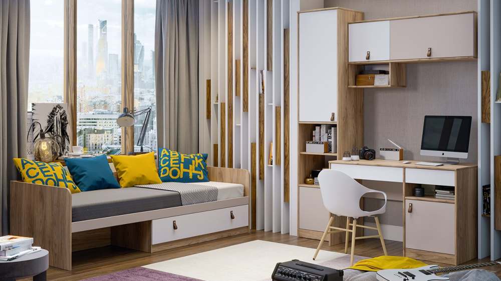 Детская «Марвин» Какао/Белый Вариант 2