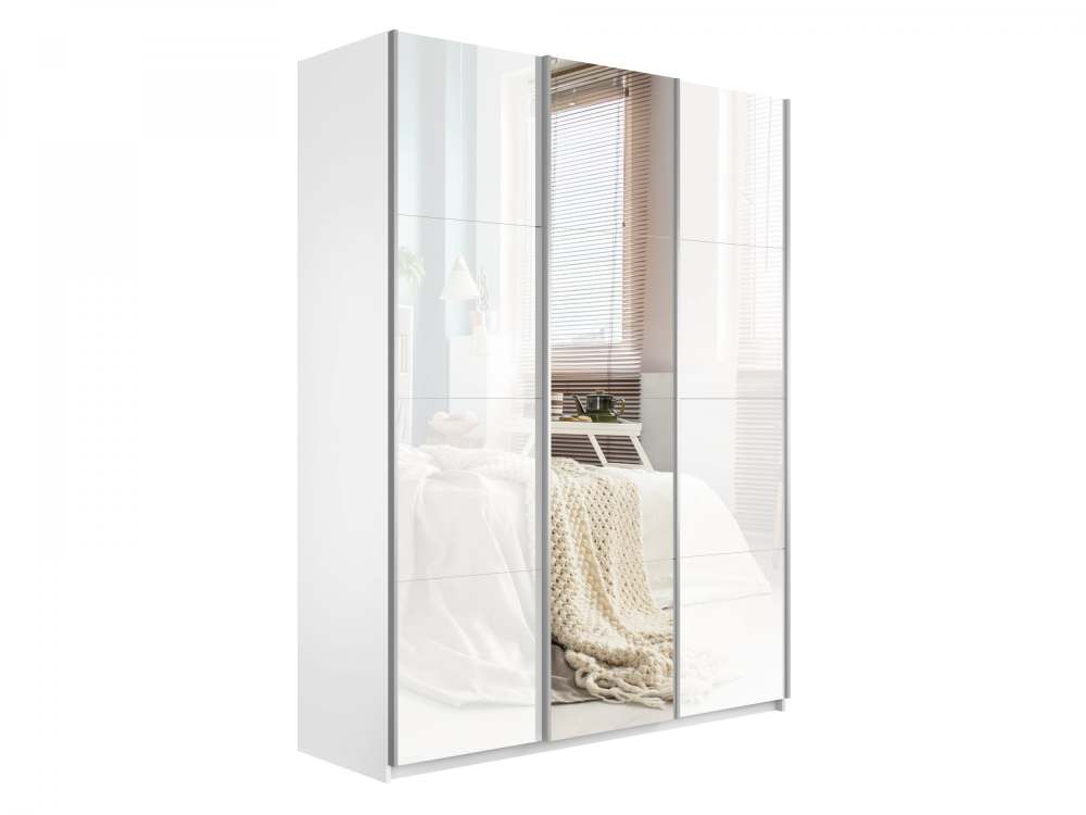 Шкаф-купе 3-х дверный «Прайм», размеры 180/210х230х57 см