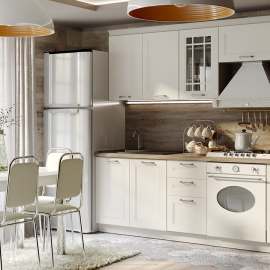 Модульная кухня «Одри» Бежевый шелк вариант 1