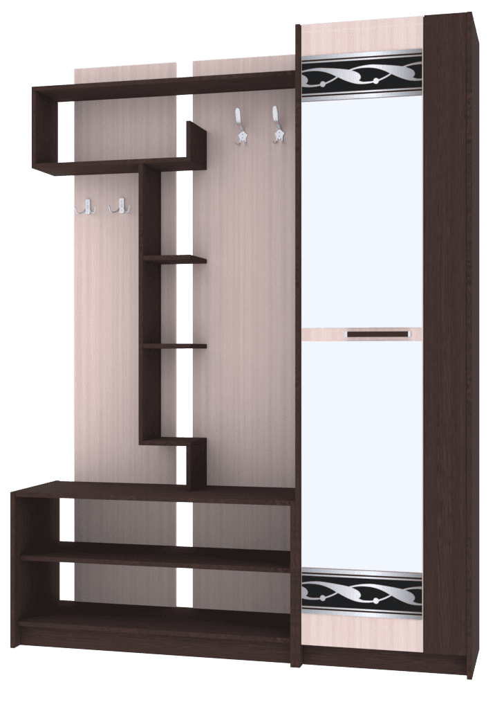 Вешалка и пенал с зеркалом «Марица»