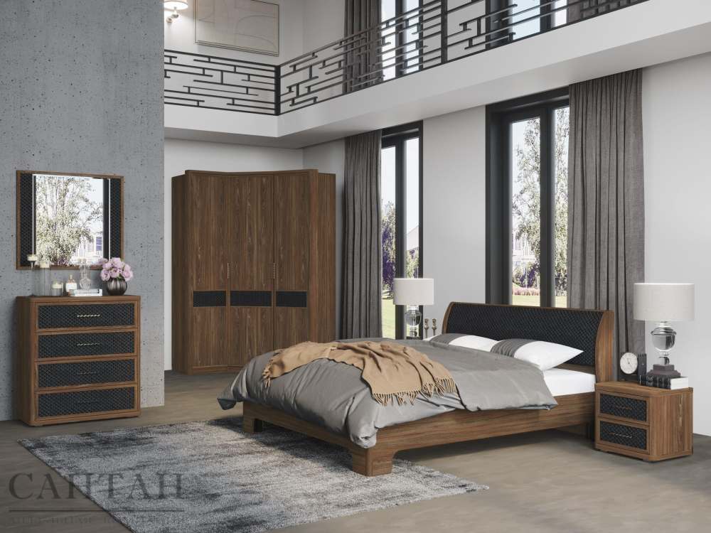 Спальня «Камелия Monro 7» Рэд фокс/Matrixmat Monro 902