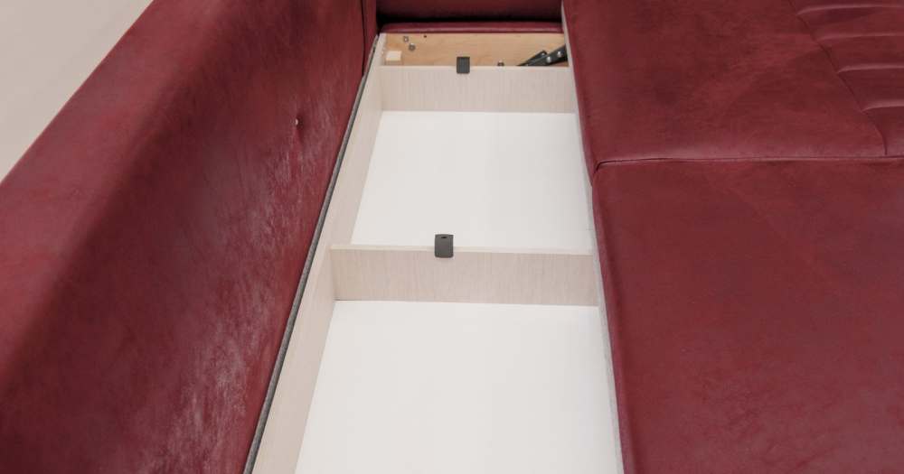 Диван-кровать  «Дорис» ТД 162 Легион оксблад оксидный красный