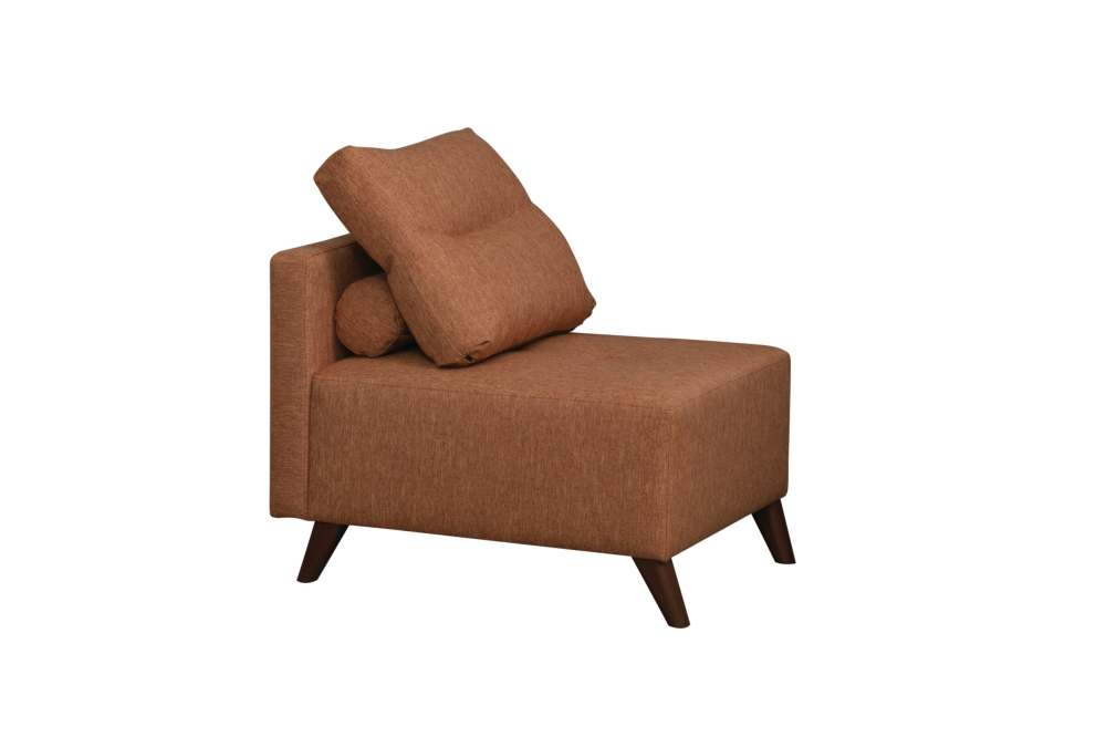 Кресло «Каро» Рогожка флис терракотовый