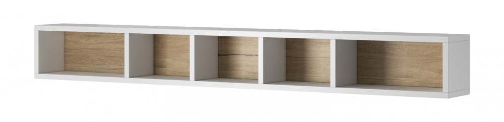 Полка «Toledo» 170 2494DW typ 02 Белый/Дуб San remo светлый