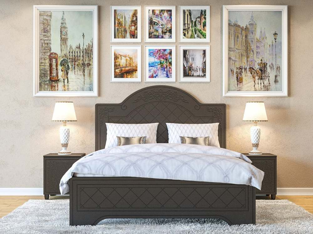 Модульная спальня «Соня Премиум» Венге подлинный/венге патина