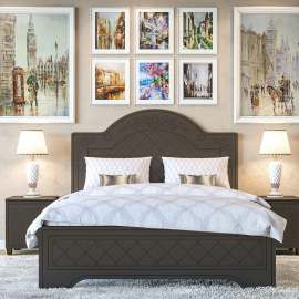 Модульная спальня «Соня Премиум» Венге подлинный/венге патина