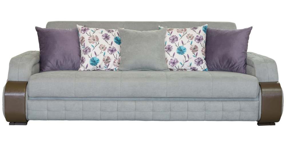 Диван-кровать «Николь» Лаунж 13 графитовый серый