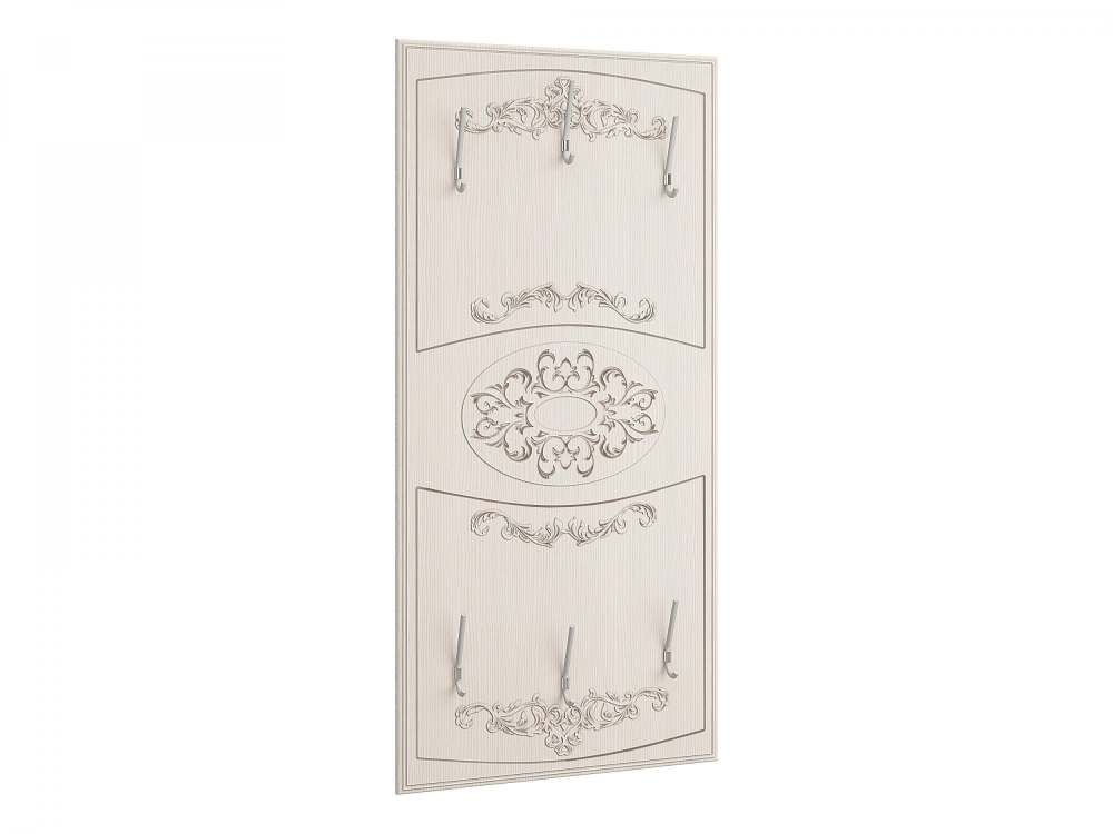 Вешалка настенная «Каролина» Патина/Вудлайн кремовый/Сандал белый