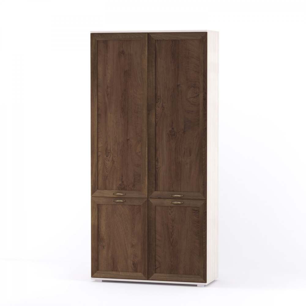 Шкаф ШК-401 «Комо» Вудлайн кремовый/Дуб кальяри