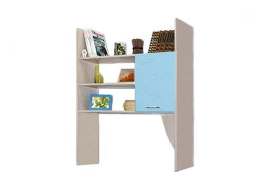 Секция с полками «Лего-5» Голубой металлик