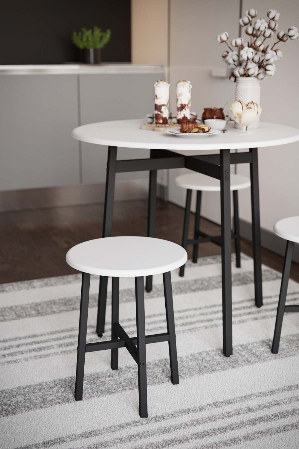 Табурет «Медисон» Белый