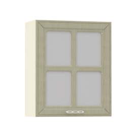 Шкаф навесной 600 витрина «Маргарита» имбирь